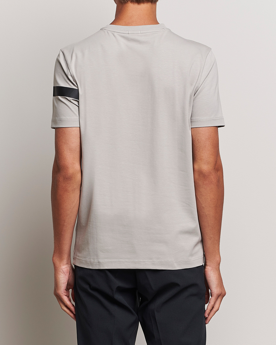 Herre | T-Shirts | BOSS GREEN | Logo Crew Neck T-Shirt Open Grey