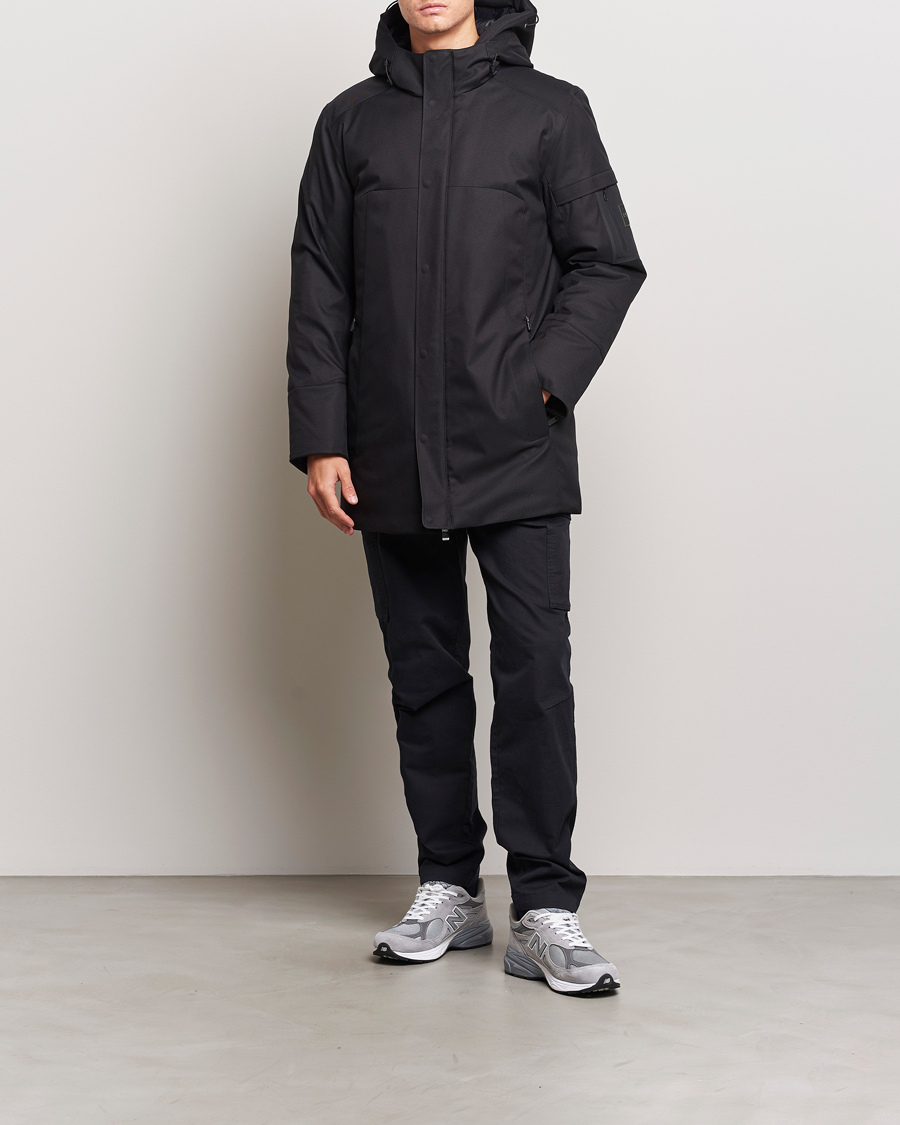 Herre | Jakker | BOSS GREEN | Terry Parka Black