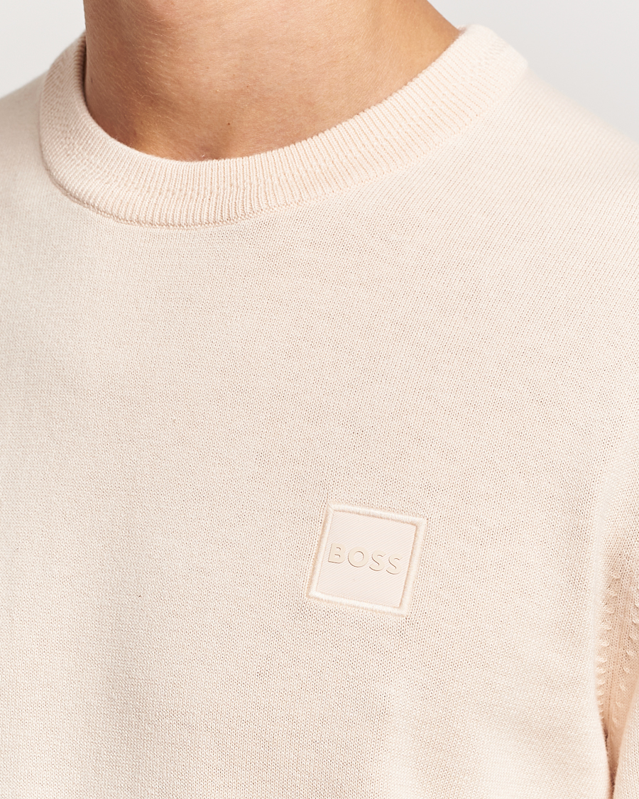 Herre | Gensere | BOSS ORANGE | Kanovano Knitted Sweater Open Beige