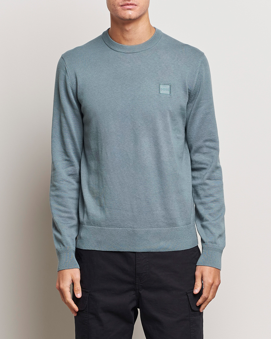 Herre |  | BOSS ORANGE | Kanovano Knitted Sweater Open Green