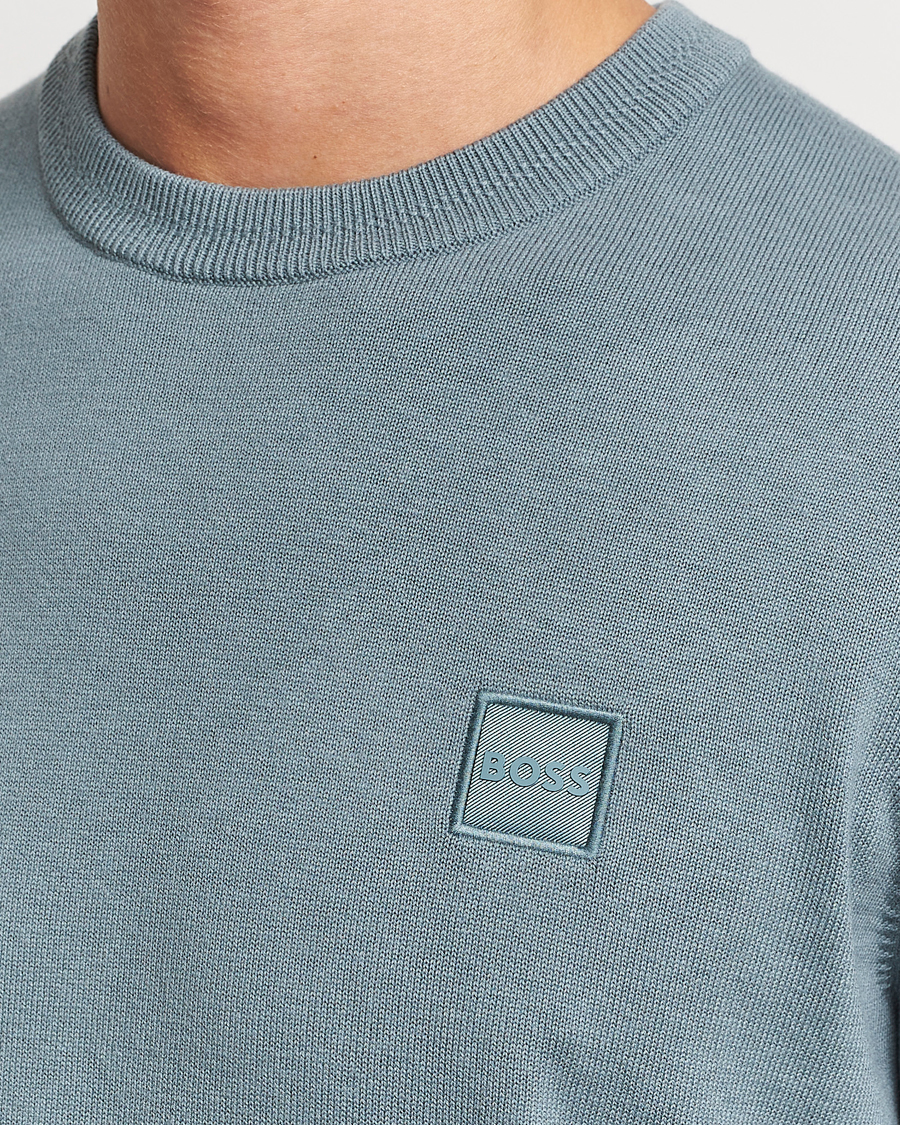 Herre | Gensere | BOSS ORANGE | Kanovano Knitted Sweater Open Green