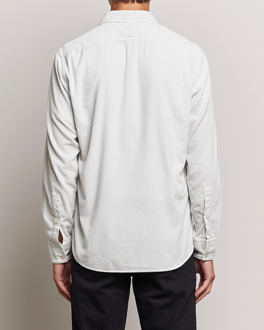 Herre | Skjorter | BOSS ORANGE | Relegant Corduroy Shirt Light Grey