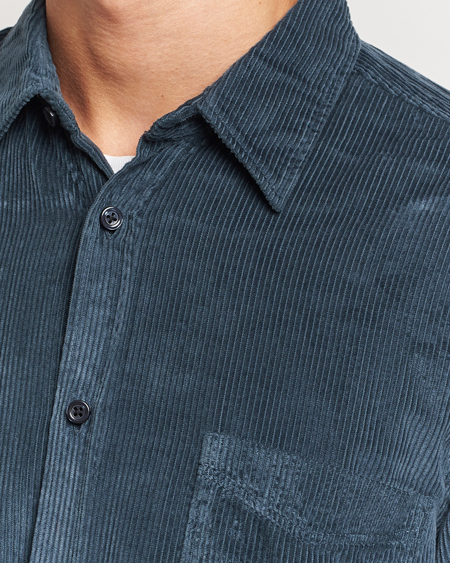 Herre | Skjorter | BOSS ORANGE | Relegant Corduroy Shirt Open Green