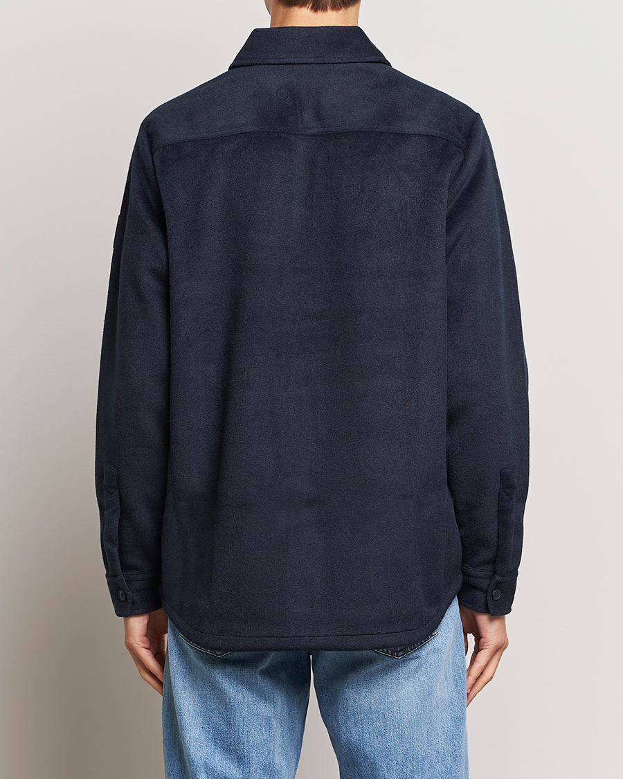 Herre | Skjorter | BOSS ORANGE | Locky Overshirt Dark Blue