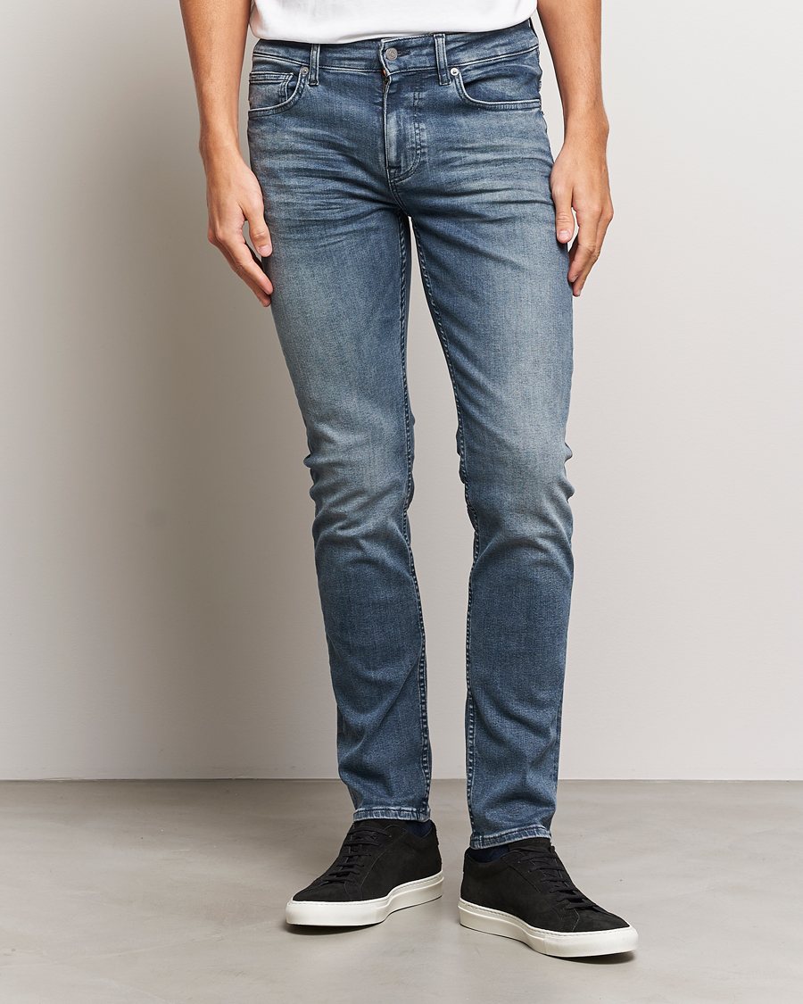 Herre | Slim fit | BOSS ORANGE | Delaware Stretch Jeans Dark Blue