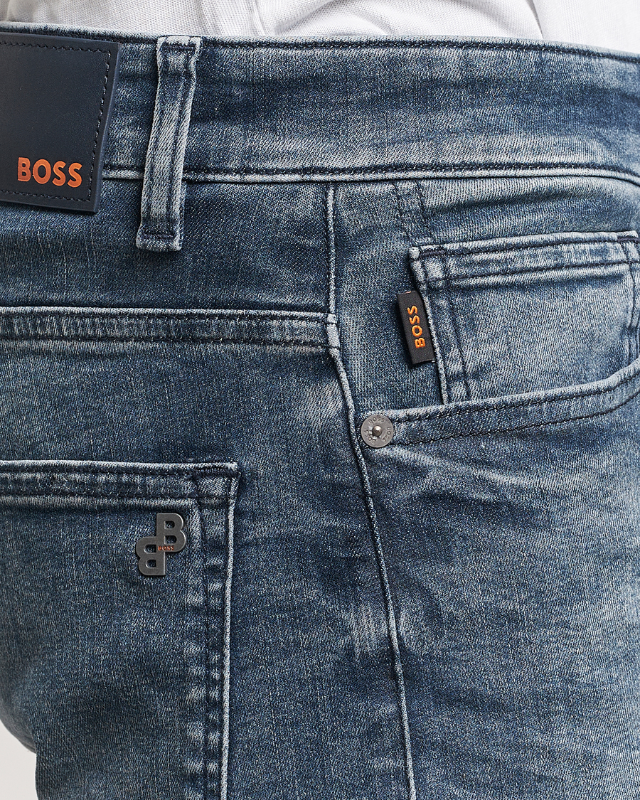 Herre | Jeans | BOSS ORANGE | Delaware Stretch Jeans Dark Blue