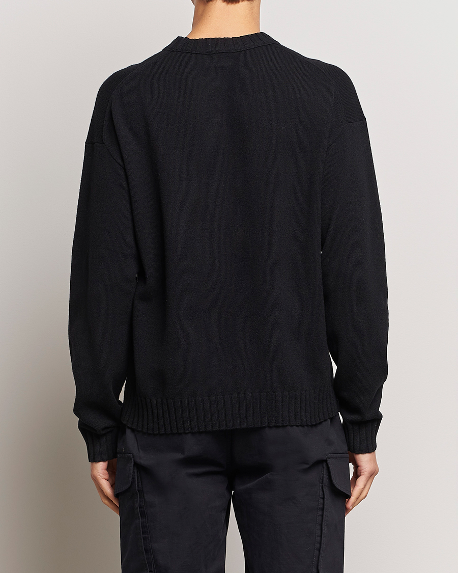 Herre | Gensere | HUGO | San Cassio Knitted Sweater Black