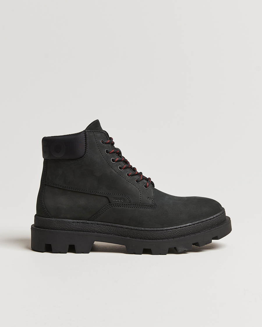 Herre | HUGO Graham Leather Boot Black | HUGO | Graham Leather Boot Black
