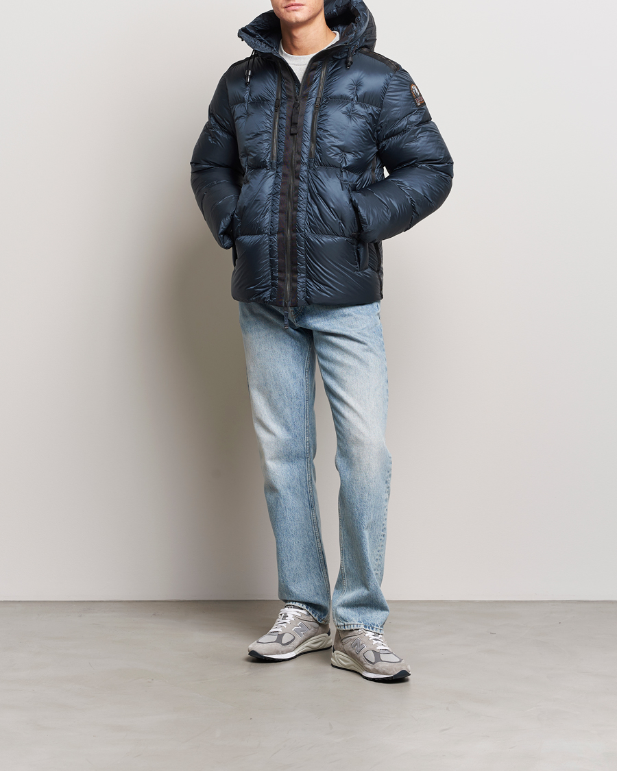 Herre | Jakker | Parajumpers | Diran Powder Down Puffer Dark Avio