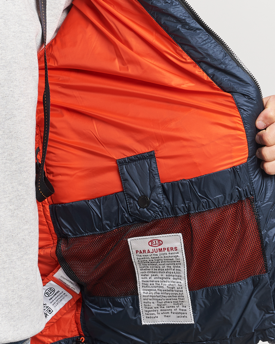 Herre | Jakker | Parajumpers | Diran Powder Down Puffer Dark Avio