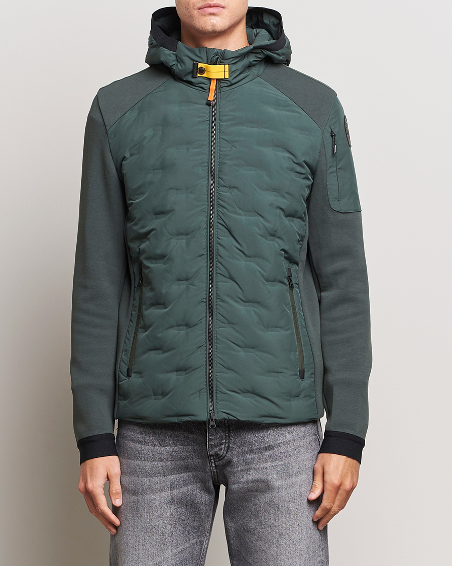 Herre | Casual jakker | Parajumpers | Benjy Jacquard Hybrid Jacket Green Gables