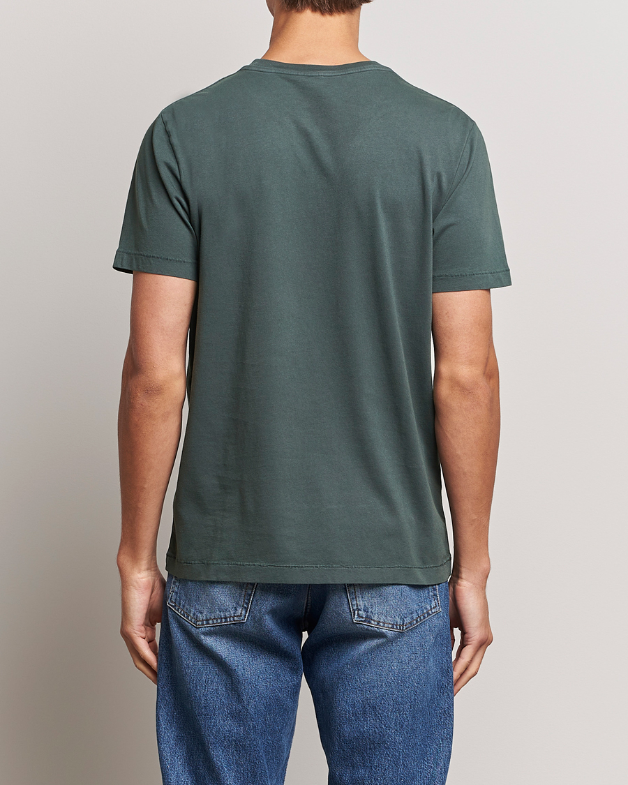 Herre | T-Shirts | Parajumpers | Patch Crew Neck T-Shirt Green Gables