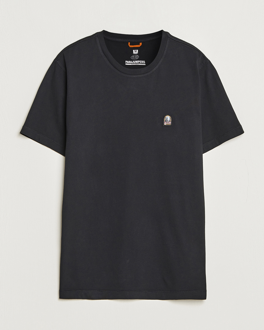 Herre | T-Shirts | Parajumpers | Patch Crew Neck T-Shirt Black