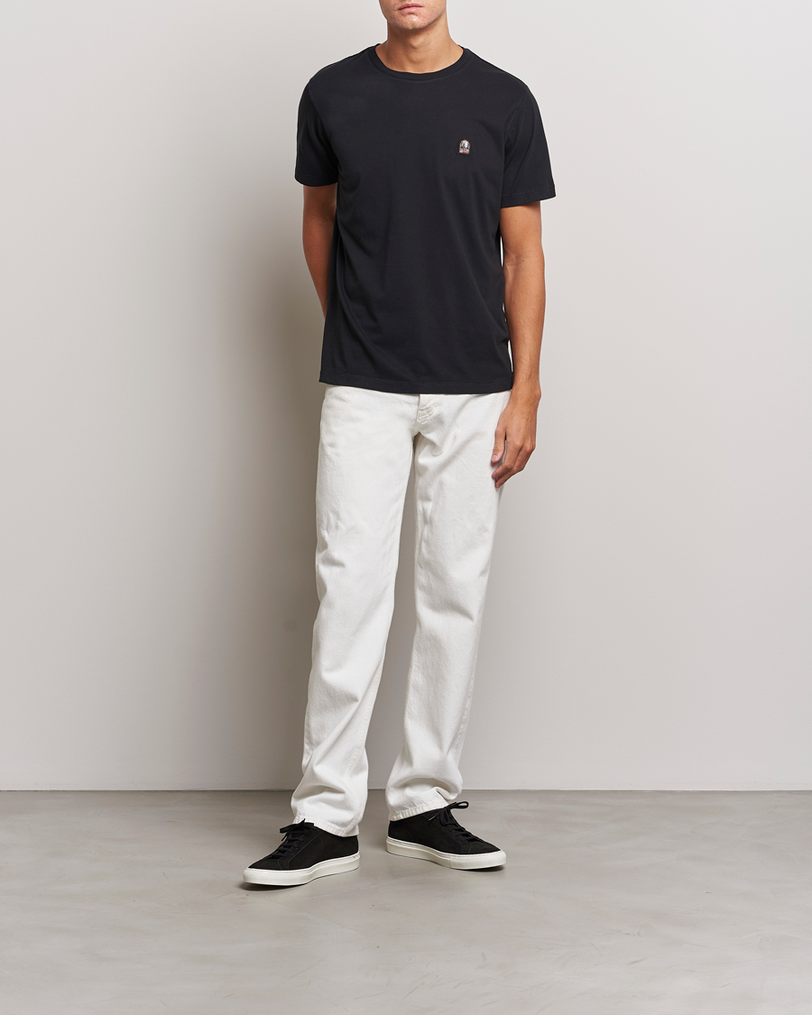 Herre | T-Shirts | Parajumpers | Patch Crew Neck T-Shirt Black