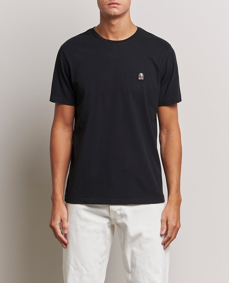 Herre |  | Parajumpers | Patch Crew Neck T-Shirt Black