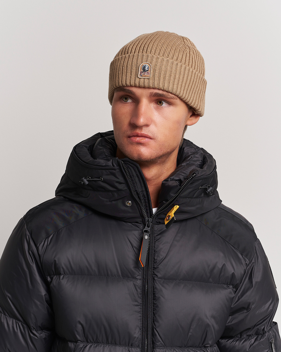 Herre | Luer | Parajumpers | Ribbed Hat Cappuccino