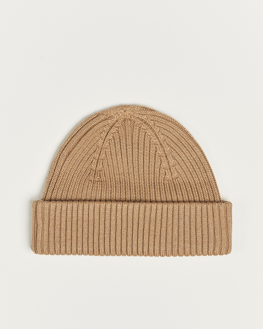 Herre | Parajumpers Ribbed Hat Cappuccino | Parajumpers | Ribbed Hat Cappuccino
