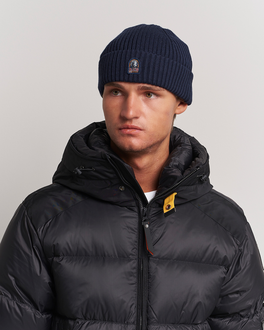 Herre | | Parajumpers | Ribbed Hat Navy