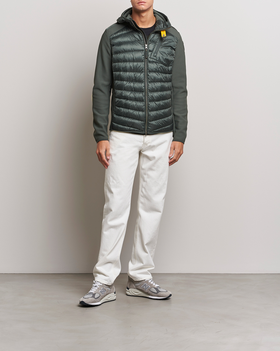 Herre | Jakker | Parajumpers | Nolan Hybrid Hooded Jacket Green Gables