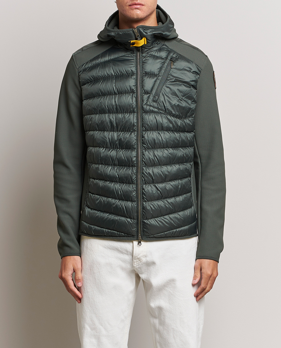 Herre | Jakker | Parajumpers | Nolan Hybrid Hooded Jacket Green Gables