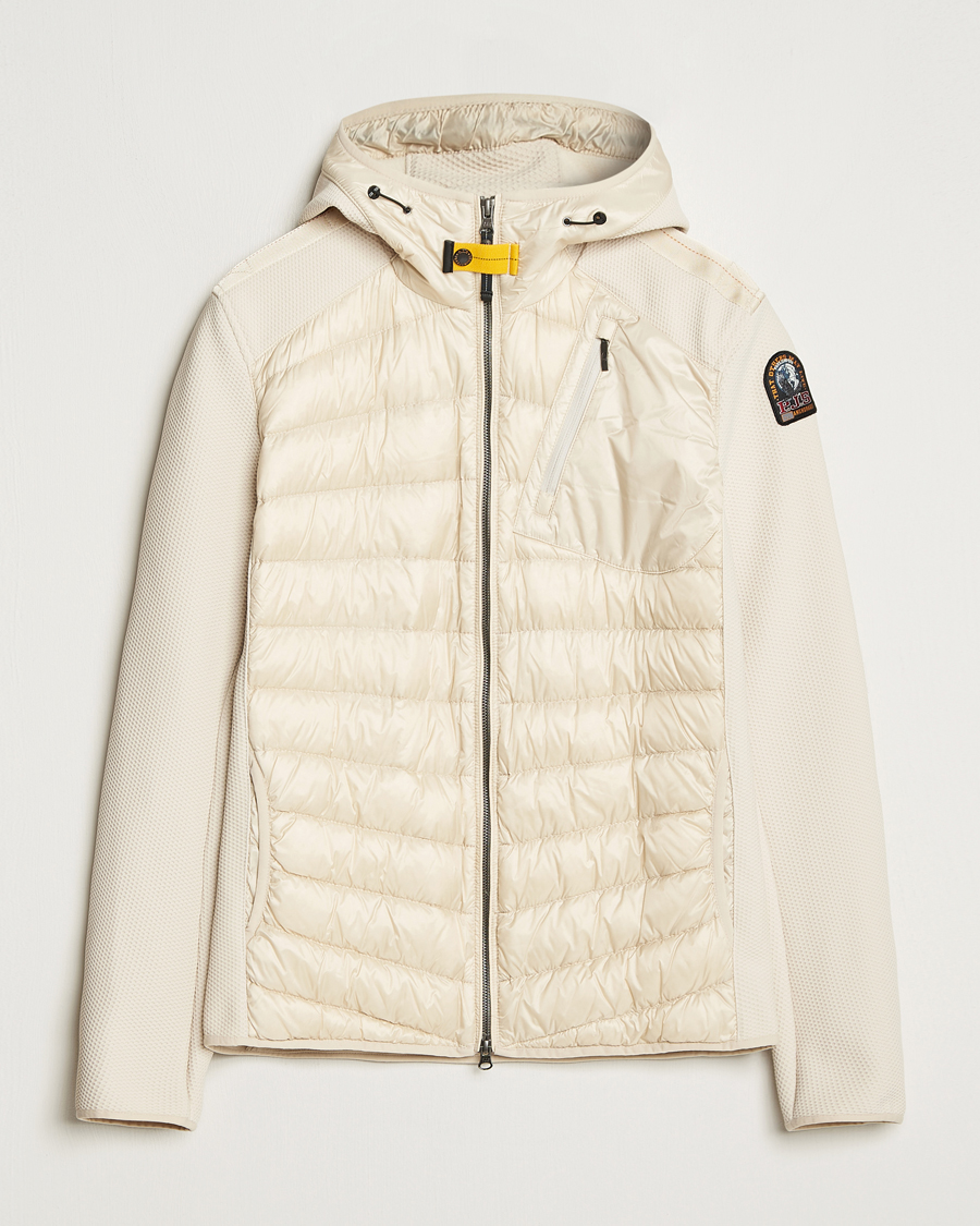 Herre | Jakker | Parajumpers | Nolan Hybrid Hooded Jacket Bone