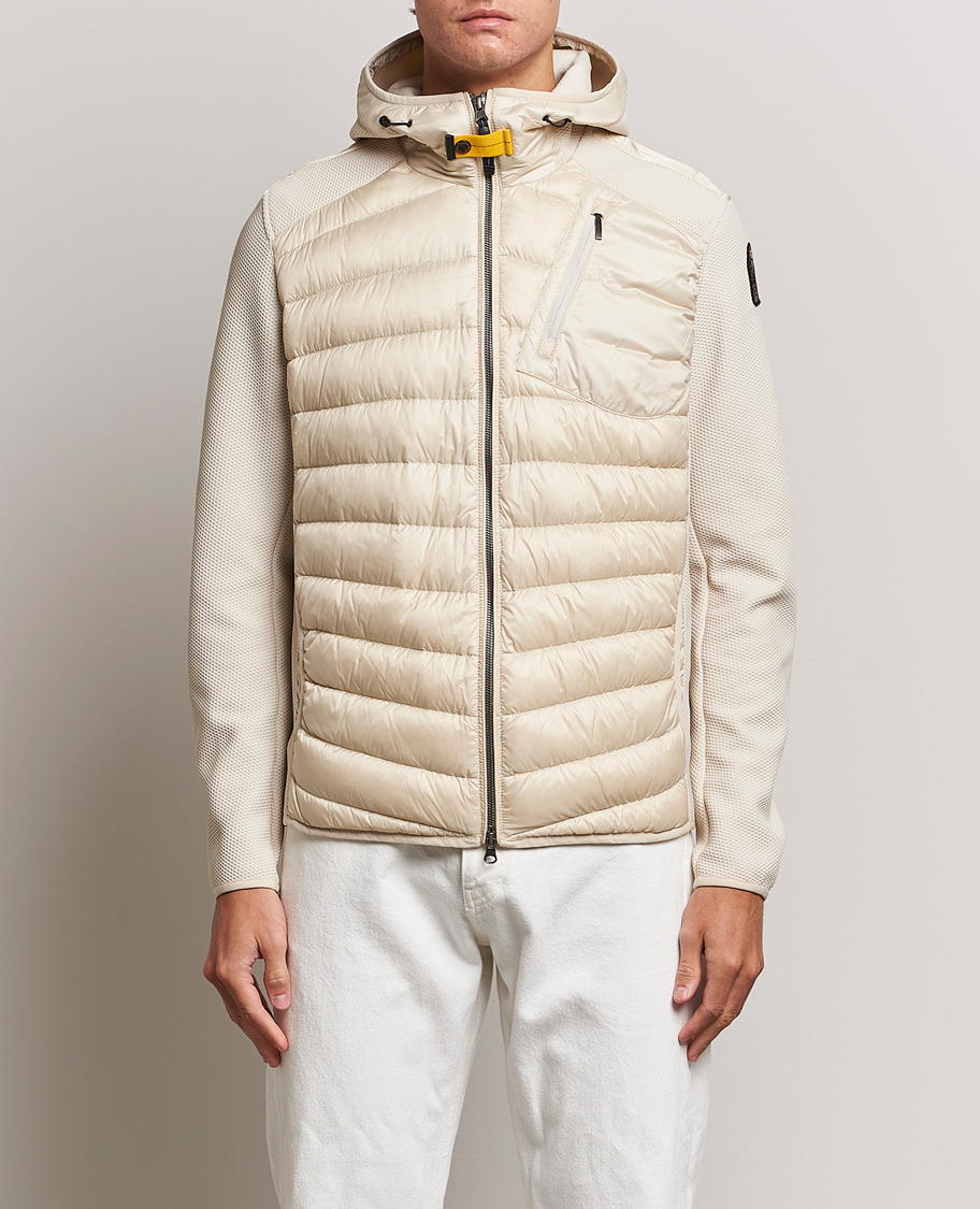 Herre | Jakker | Parajumpers | Nolan Hybrid Hooded Jacket Bone