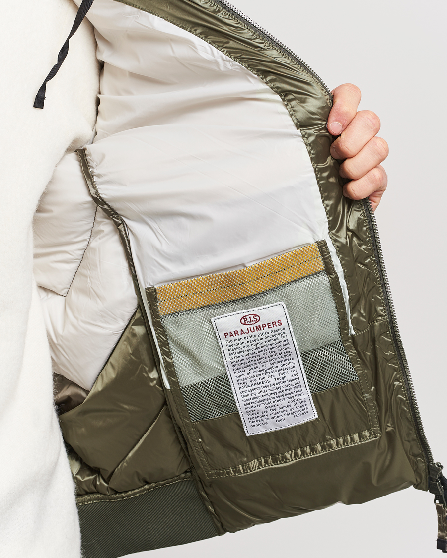 Herre | Jakker | Parajumpers | Pharrell Sheen High Gloss Jacket Toubre Green