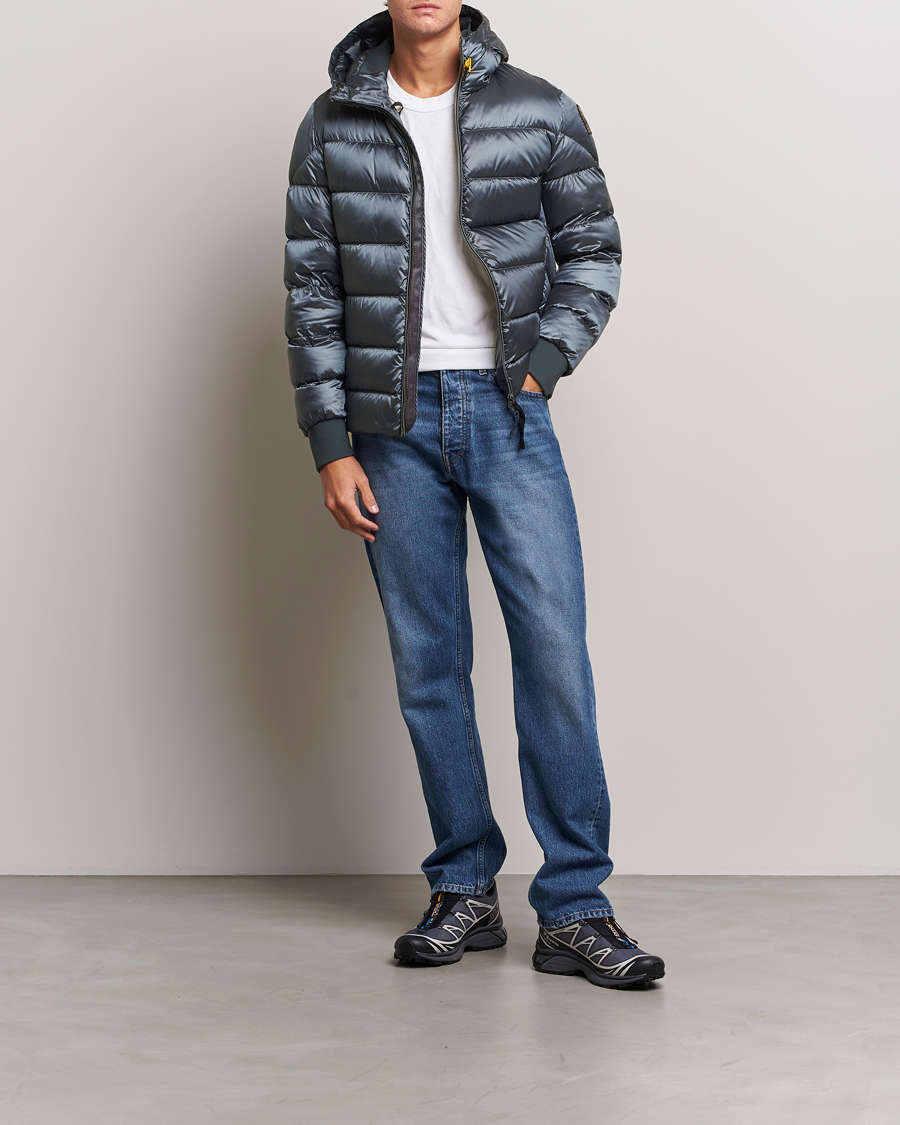 Herre | Jakker | Parajumpers | Pharrell Sheen High Gloss Jacket Dark Avio