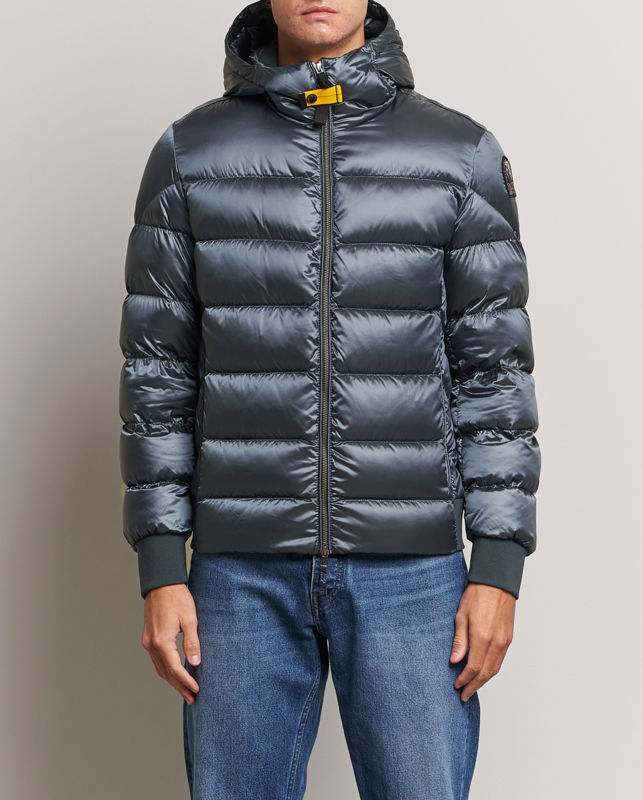 Herre | Jakker | Parajumpers | Pharrell Sheen High Gloss Jacket Dark Avio