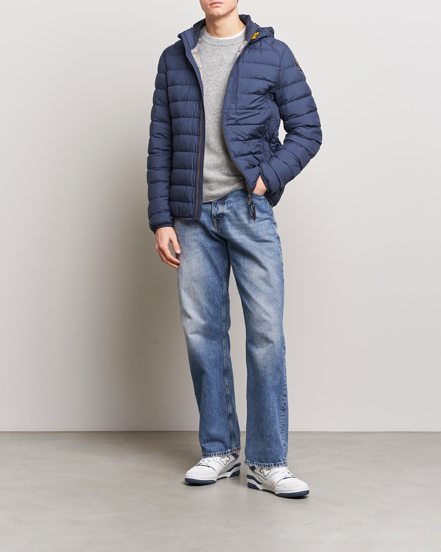 Herre | Jakker | Parajumpers | Last Minute Super Lightweight Hooded Jacket Blue Navy