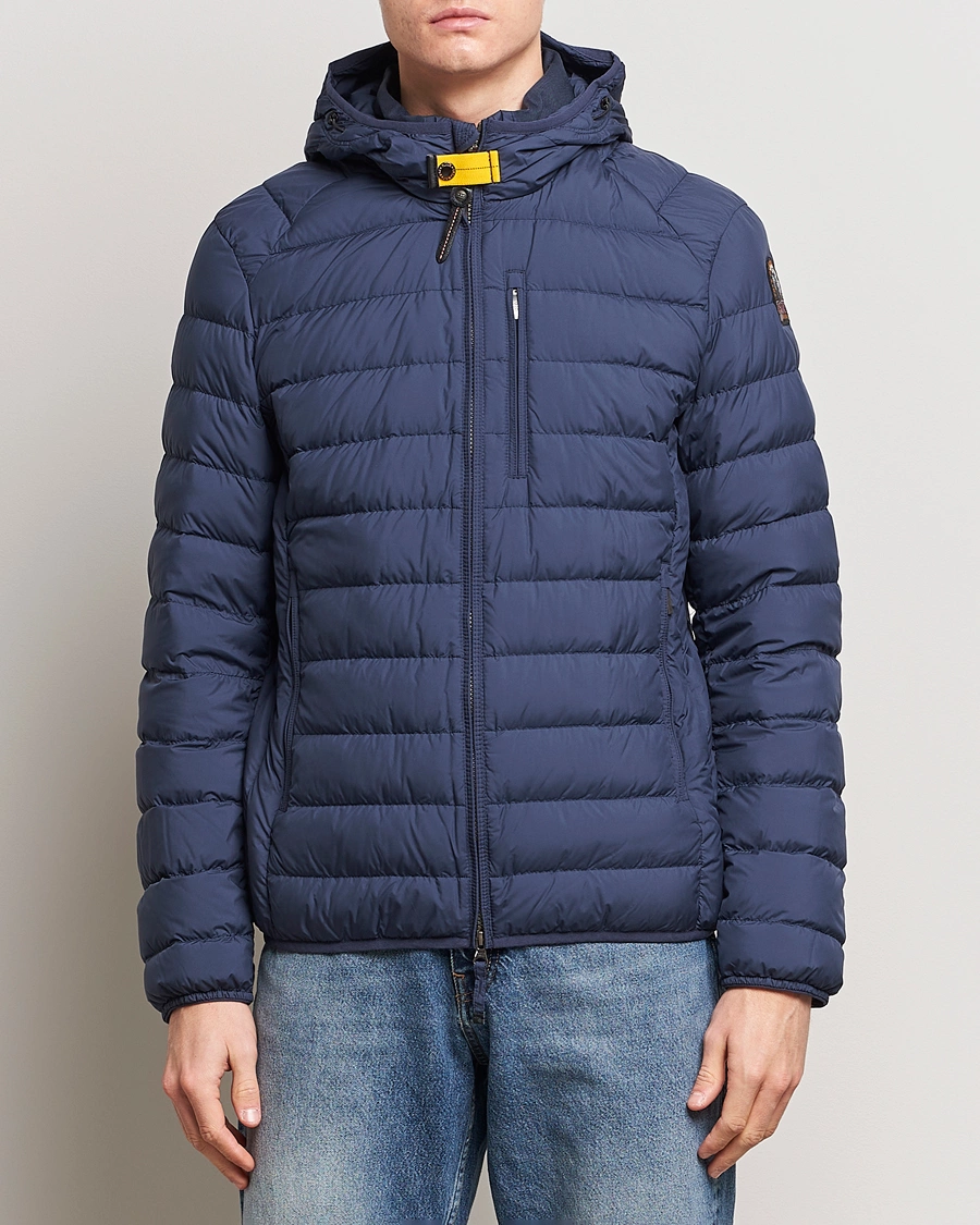 Herre | Jakker | Parajumpers | Last Minute Super Lightweight Hooded Jacket Blue Navy