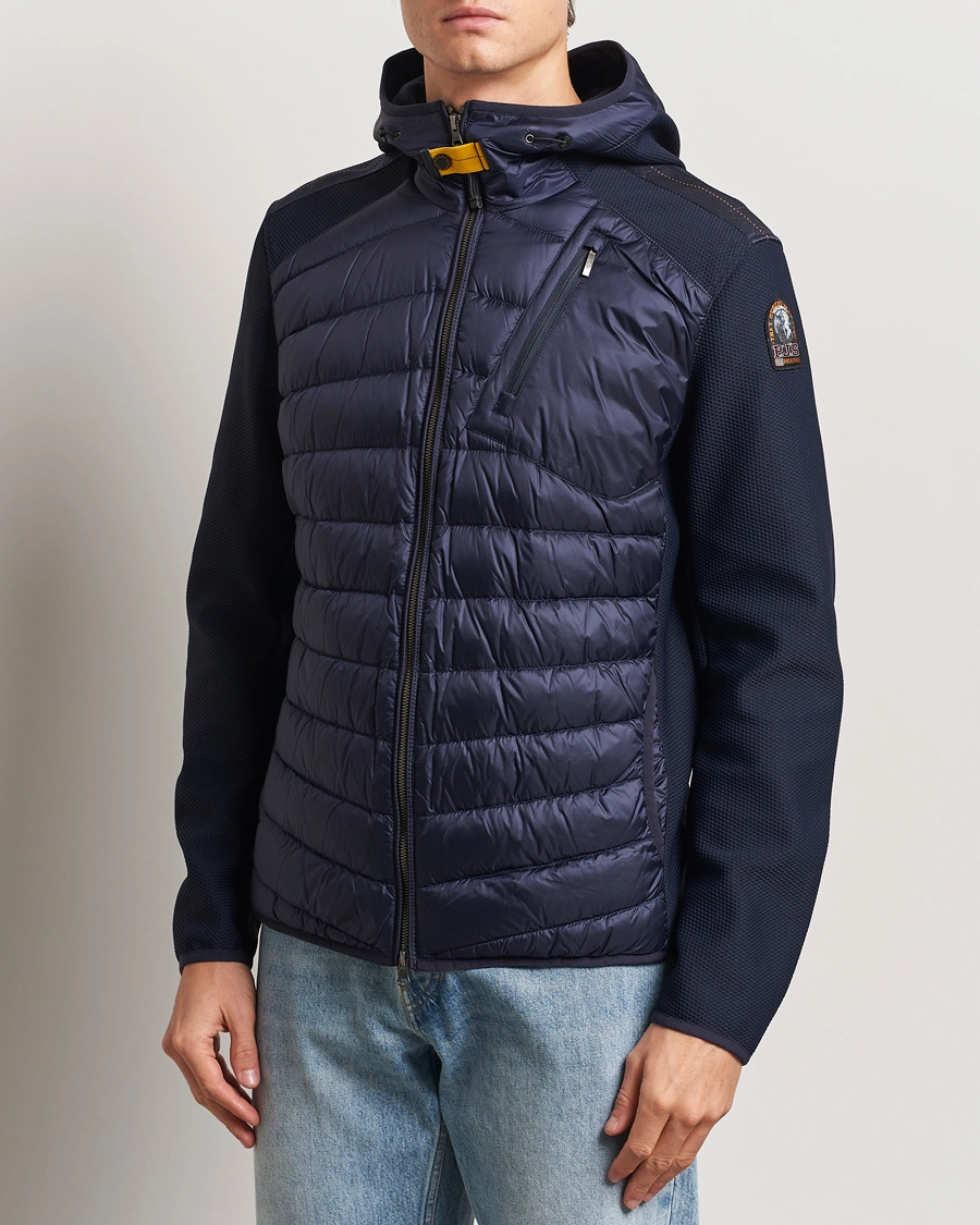 Herre | Jakker | Parajumpers | Nolan Down Hybrid Hooded Jacket Navy