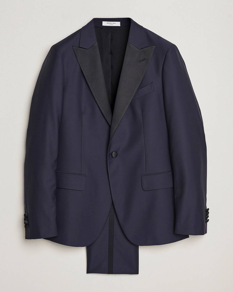 Herre | Dresser | Boglioli | Milano Single Breasted Tuxedo Navy