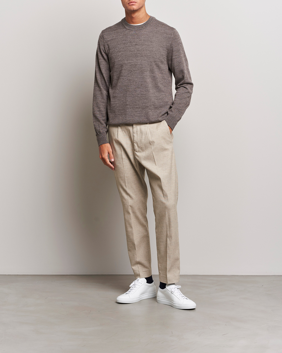 Herre | Gensere | NN07 | Ted Merino Crew Neck Pullover Shitake