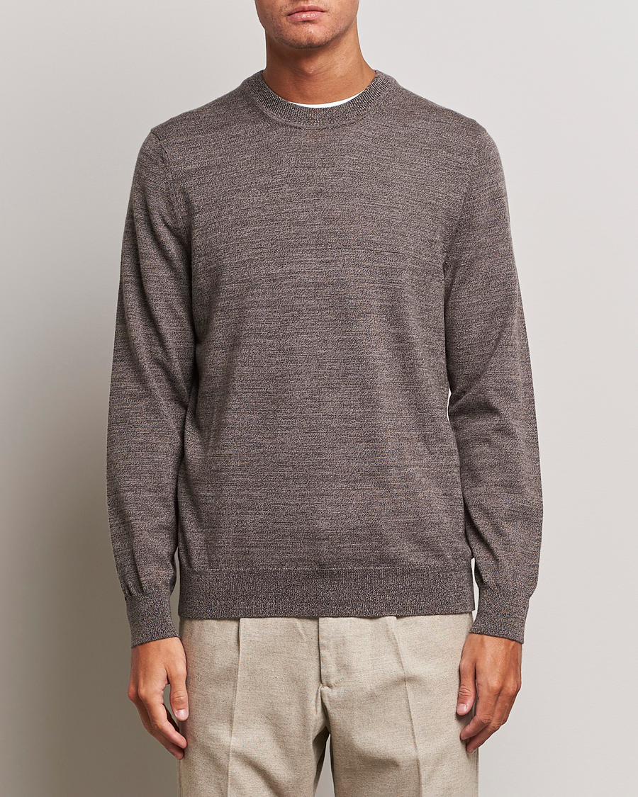 Herre | Gensere | NN07 | Ted Merino Crew Neck Pullover Shitake