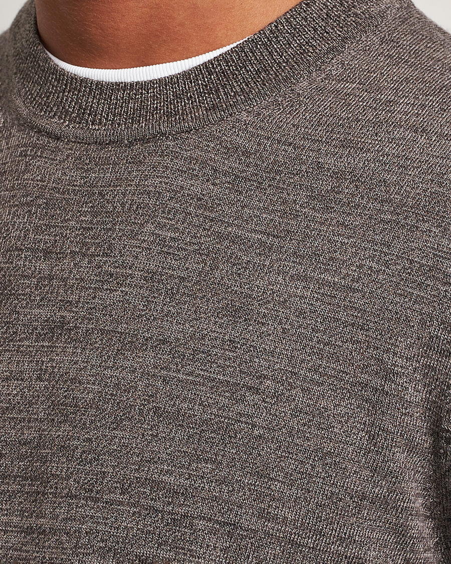 Herre | Gensere | NN07 | Ted Merino Crew Neck Pullover Shitake