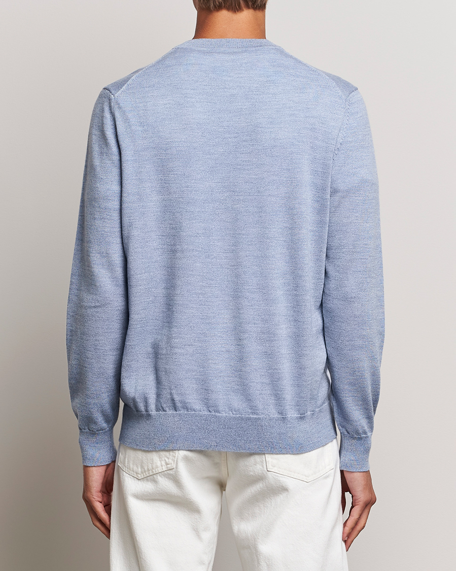 Herre | Gensere | NN07 | Ted Merino Crew Neck Pullover Tink Blue
