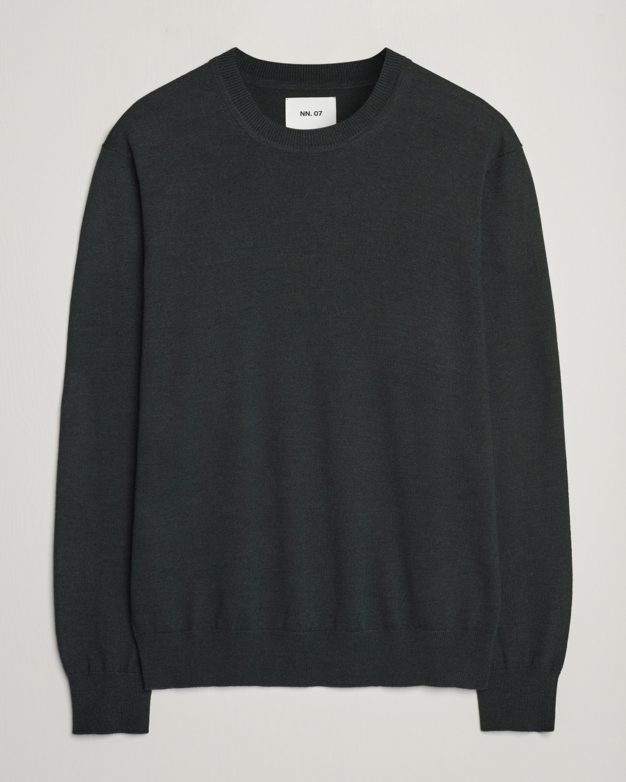 Herre | Gensere | NN07 | Ted Merino Crew Neck Pullover Dark Army