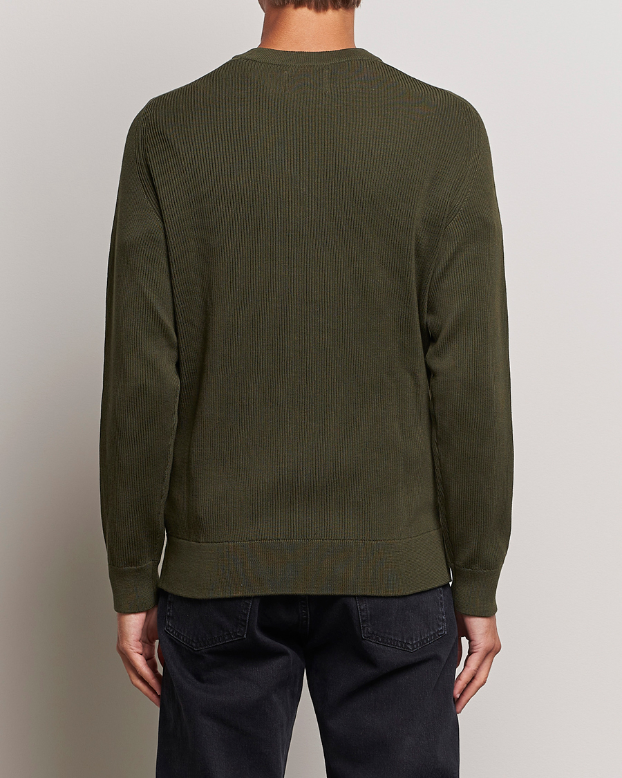 Herre | Gensere | NN07 | Kevin Cotton Knitted Sweater Deep Green