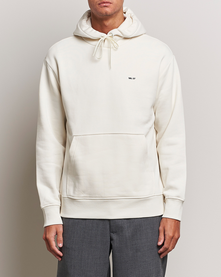 Herre | Gensere | NN07 | Briggs Logo Hoodie Off White