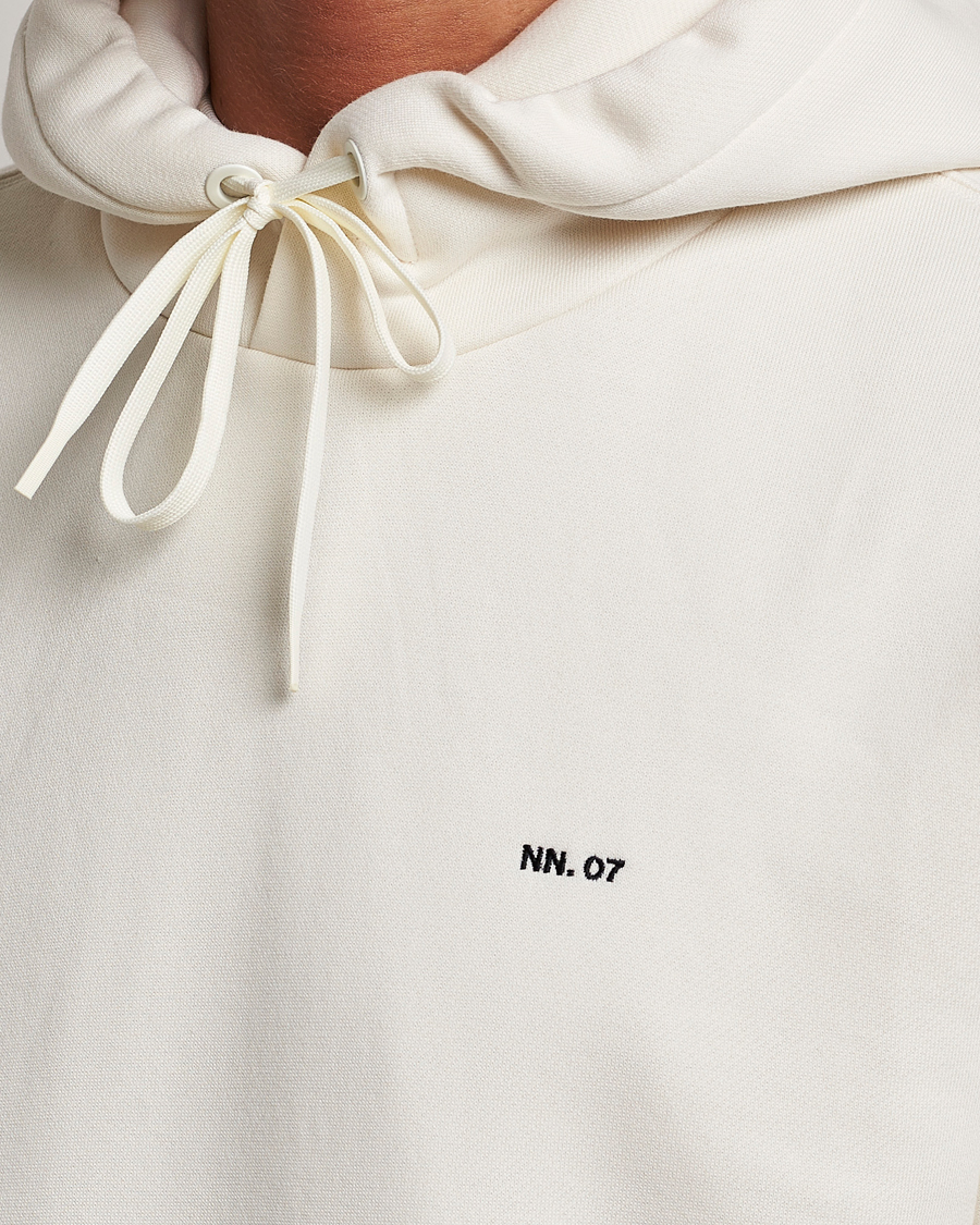 Herre | Gensere | NN07 | Briggs Logo Hoodie Off White
