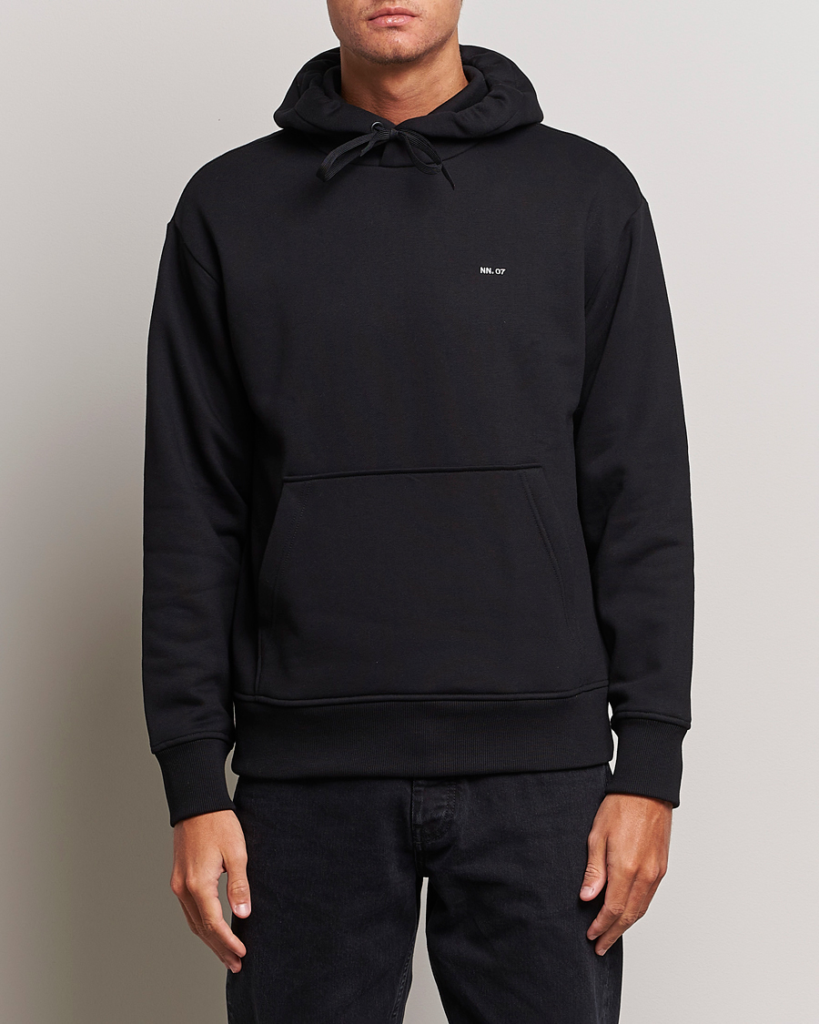 Herre | Gensere | NN07 | Briggs Logo Hoodie Black