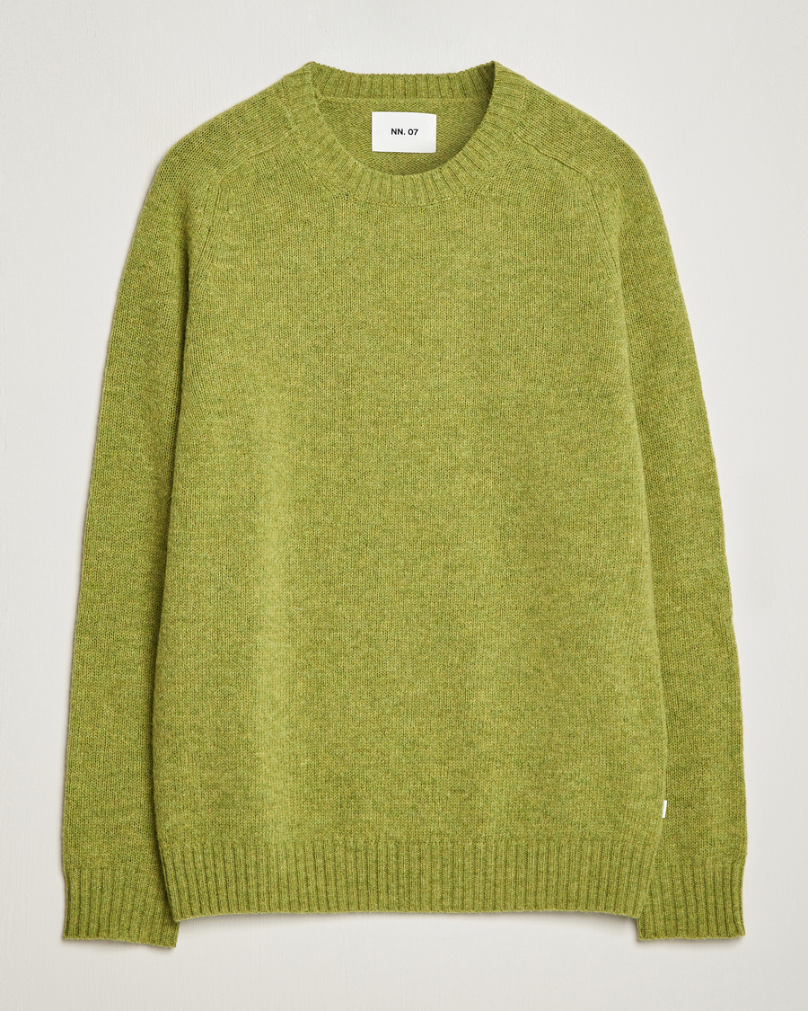 Herre | Gensere | NN07 | Nathan Brushed Crew Neck Daiquiri Green