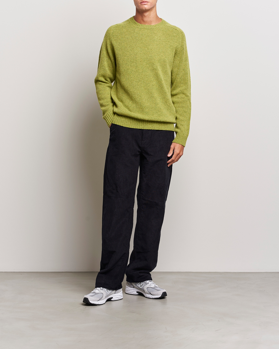 Herre | Gensere | NN07 | Nathan Brushed Crew Neck Daiquiri Green