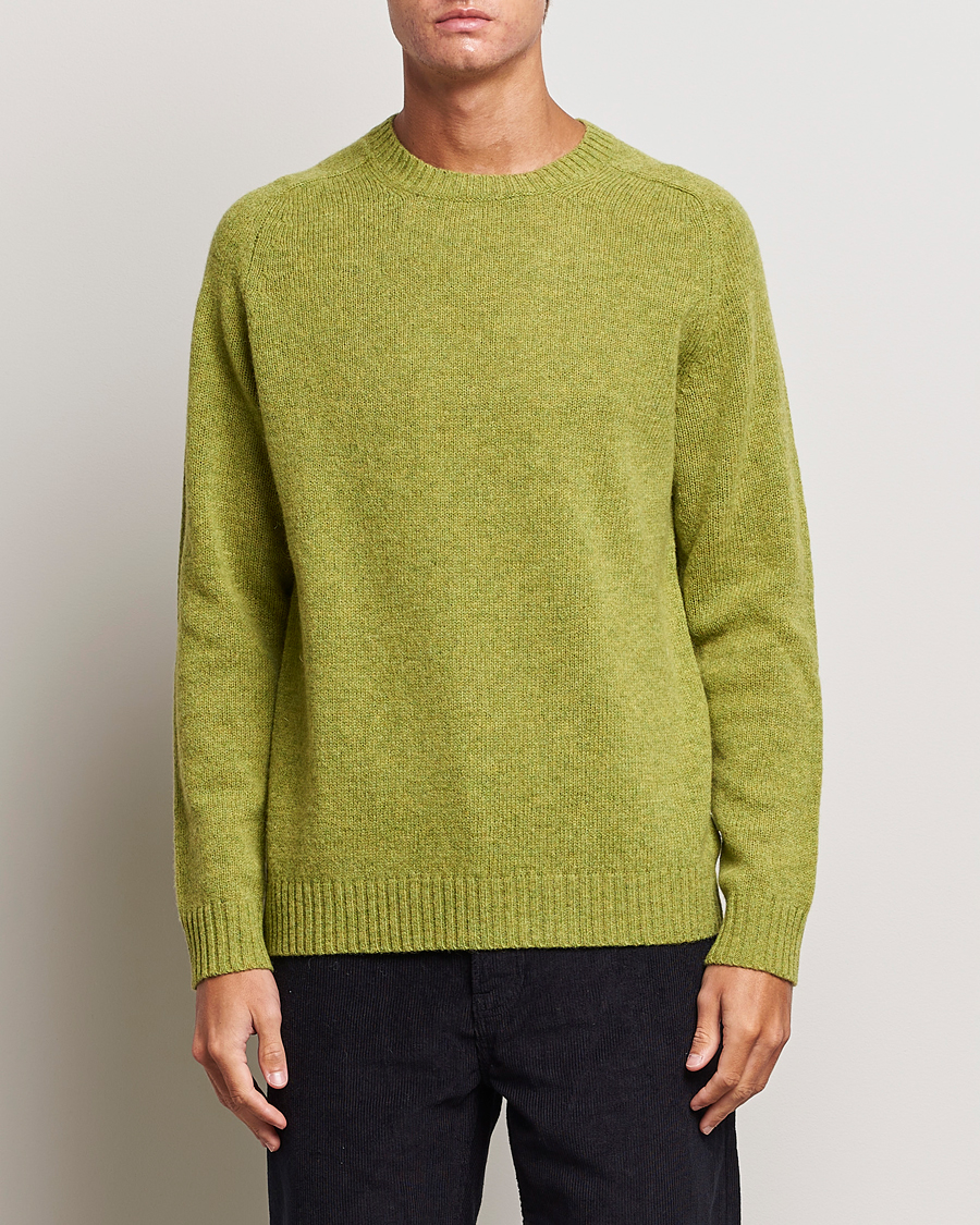 Herre | Gensere | NN07 | Nathan Brushed Crew Neck Daiquiri Green