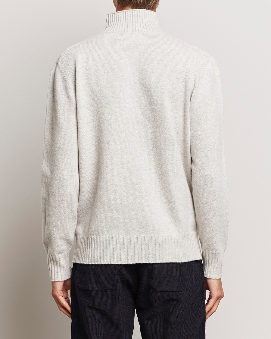 Herre | Gensere | NN07 | Clark Brushed Polo Light Grey Melange