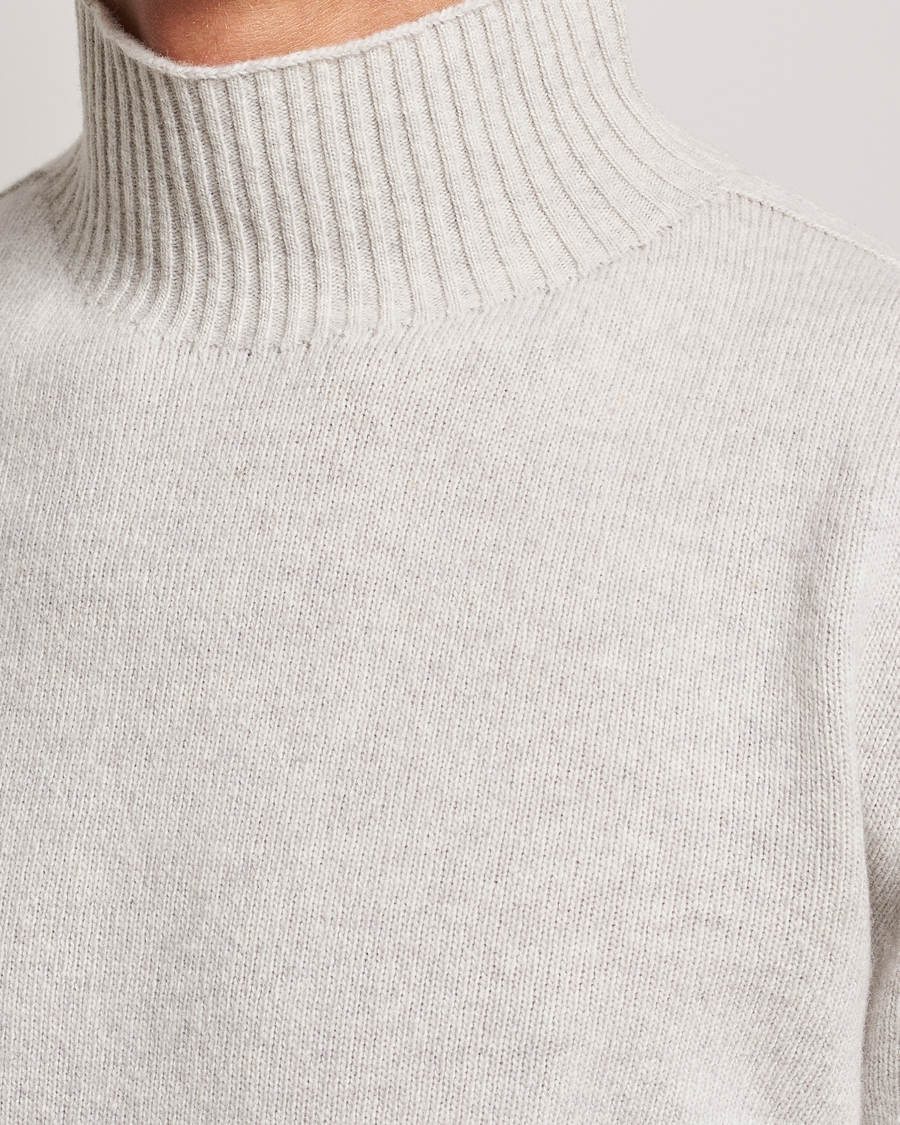 Herre | Gensere | NN07 | Clark Brushed Polo Light Grey Melange