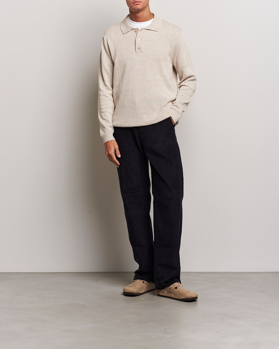 Herre | Gensere | NN07 | Vito Knitted Polo Off White