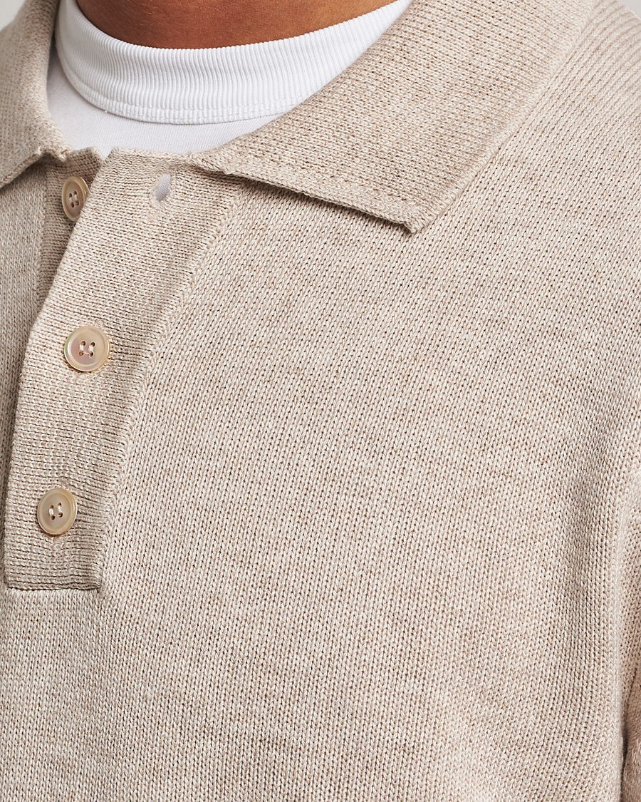 Herre | Gensere | NN07 | Vito Knitted Polo Off White
