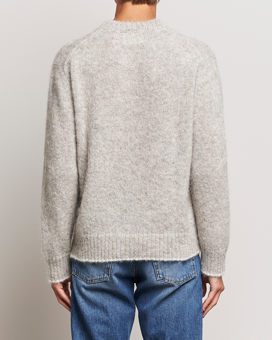 Herre | Gensere | NN07 | Jack Wool Crew Neck Sweater Light Grey Melange